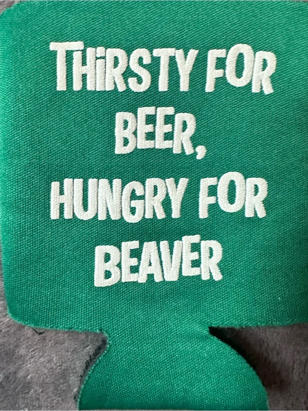 Lot 2 Thirsty Beaver Bar Koozies Reedsburg Westfield Wisconsin WI Tavern Beer